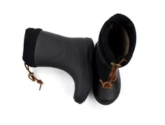 Bisgaard vintergummistøvle sort med uldfoer